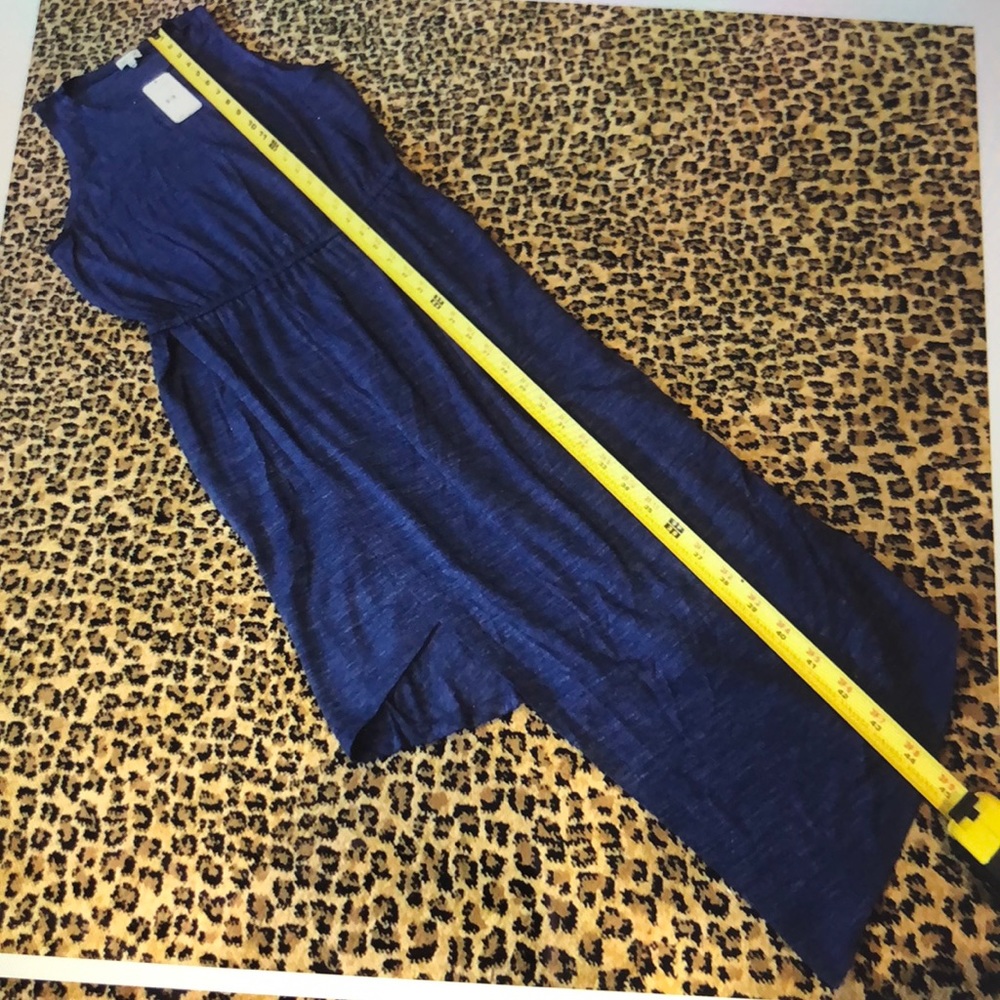 BNWT SPLENDID DENIM COLORED STRETCH JERSEY DRESS - Picture 4 of 9